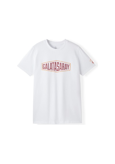 Gsstore Galatasaray Erkek T-shirt E252097 Beyaz