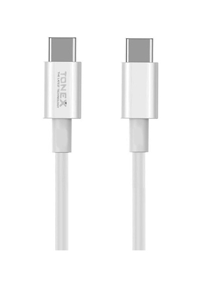 Tonex Ta-38w 2 Girişli Type-c To Type-c Kablolu Araç Şarjı Işıklı -