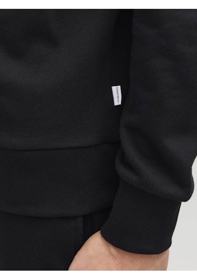 Jack & Jones Jjbeau Siyah Erkek Sweatshirt 12268436 Siyah