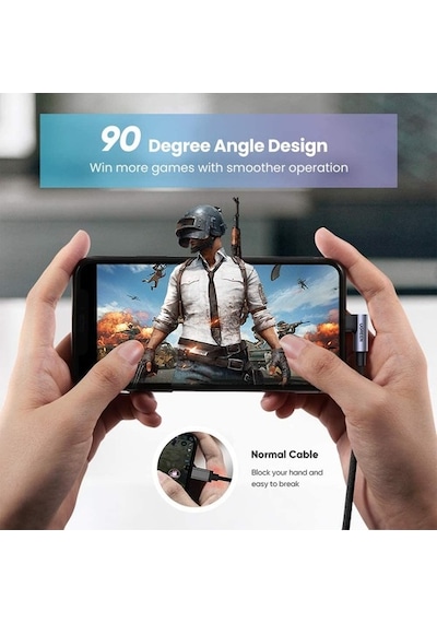 Ugreen Mfı Lightning Apple iPhone Uyumlu Oyuncu Şarj Kablosu 1.5 Metre