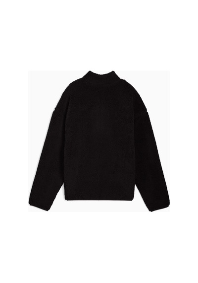 Puma Ess Elevated Half-zip Kadın Sweatshirt Siyah