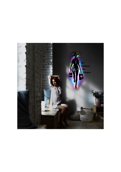 Led Işıklı Kişiselleştirilebilir Kadın Temalı Tablo Fiona Dekoratif Gece Lambası Çok Renkli - 737246130 Led Işıklı Kişiselleştirilebilir Kadın Temalı Tablo Fiona Dekoratif Gece Lambası Çok Renkli - 737246130