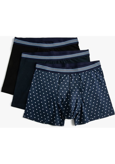 Koton 3'Lü Boxer Seti Pamuklu Maça Baskılı Lacivert Desenli 3Slm90022Mk 3Slm90022Mk02C Lacivert Koton 3'Lü Boxer Seti Pamuklu Maça Baskılı Lacivert Desenli 3Slm90022Mk 3Slm90022Mk02C Lacivert