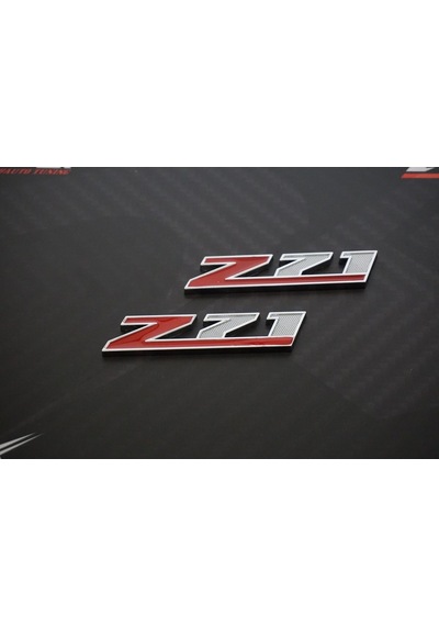 Chevrolet Silverado Z71 Off Road Çamurluk Yanı 3M Krom Metal Logo (547312355)