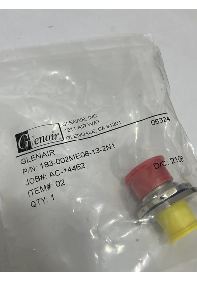 Glenair 183-002me08-13-2n1 Supernine Mt Fiber Optik Konnektör