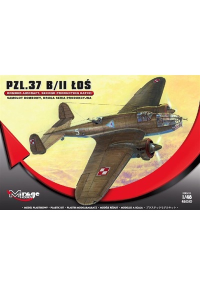 1/48 Pzl.37 B/ıı Los Bomber Aircraft Second Maketi, Mirage 481310