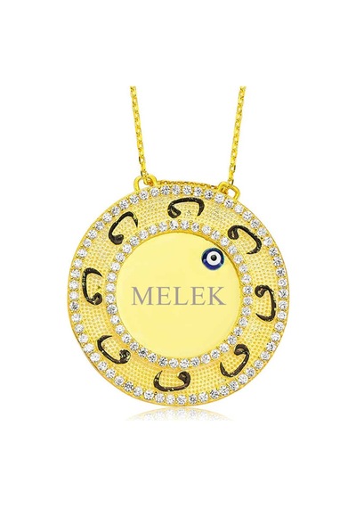 Gümüş Vav Kişiye Özel Isimli Kadın Kolye (510783038)