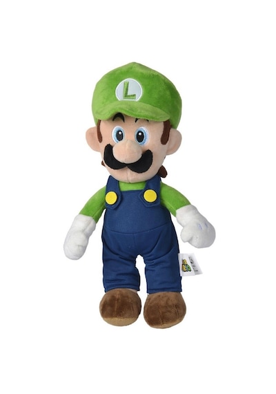 Super Mario Luigi Peluş Figür 30 Cm Yeşil