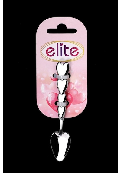 Elite Çay Kaşığı Kalpli 6'lı 2 Paket Paslanmaz Çelik