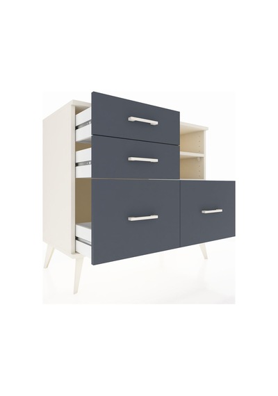 Hyperion Şifonyer 2 Raflı 4 Çekmeceli 88x44x80 Aytaşı-aytaşı/antrasit Aytaşı/antrasit Hyperion Şifonyer 2 Raflı 4 Çekmeceli 88x44x80 Aytaşı-aytaşı/antrasit Aytaşı/antrasit