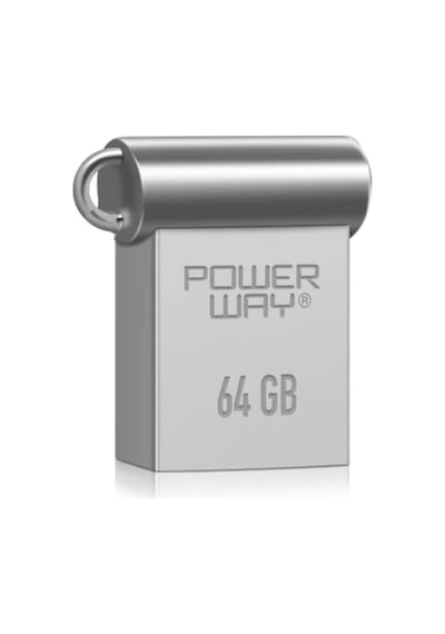 Powerway 64gb Usb 3.0 Metal Mini Flash Bellek
