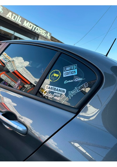 5 Li Oto Sticker Seti Limited 0