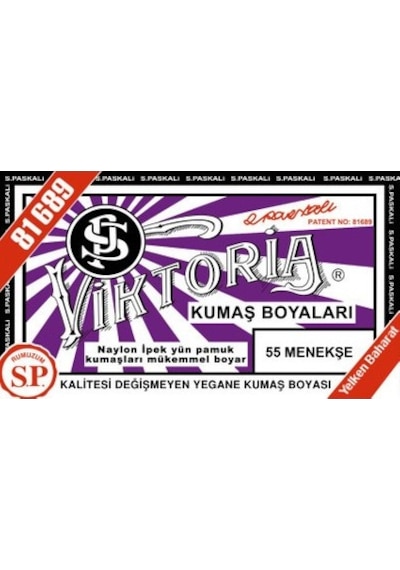 Viktoria Kumaş Boyası - Menekşe