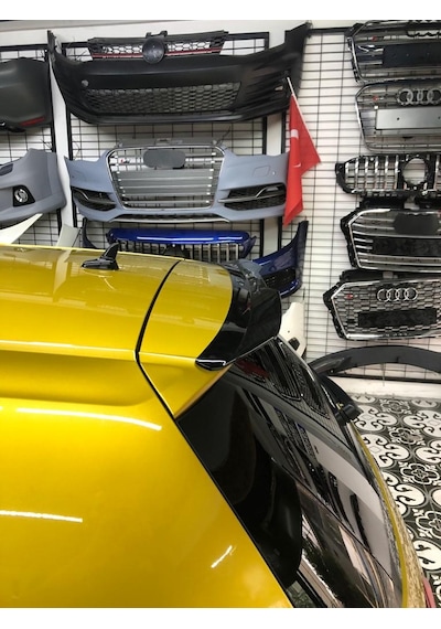 Volkswagen Golf 7 - 7.5 Ok Dizayn Spoiler - Piano Black