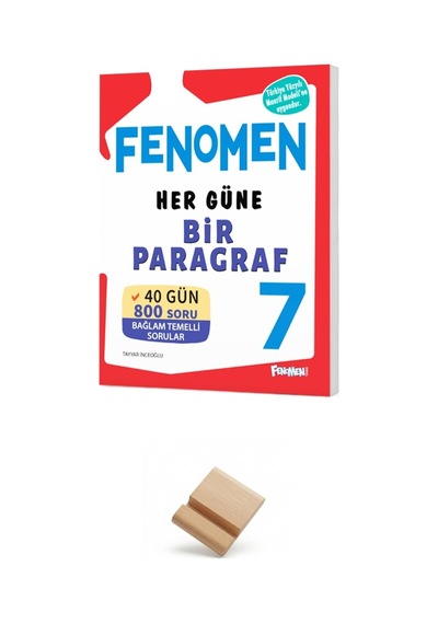 Fenomen 7. Sınıf Maarif Her Güne Bir Paragraf Soru Bankası + Telefon Standı