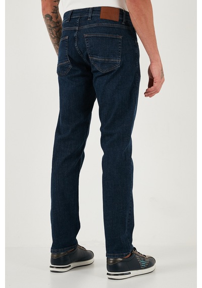 Buratti Streç Pamuklu Comfort Fit Yüksek Bel Boru Paça Jeans Erkek Kot Pantolon 4413C41Texas Lacivert Buratti Streç Pamuklu Comfort Fit Yüksek Bel Boru Paça Jeans Erkek Kot Pantolon 4413C41Texas Lacivert