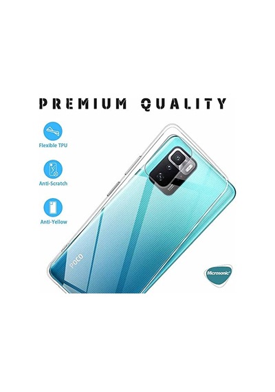 Xiaomi Poco X3 Gt İçin Kılıf Transparent Soft Beyaz Poco X3 Gt İle Uyumlu Kılıf - Şeffaf Diğer
