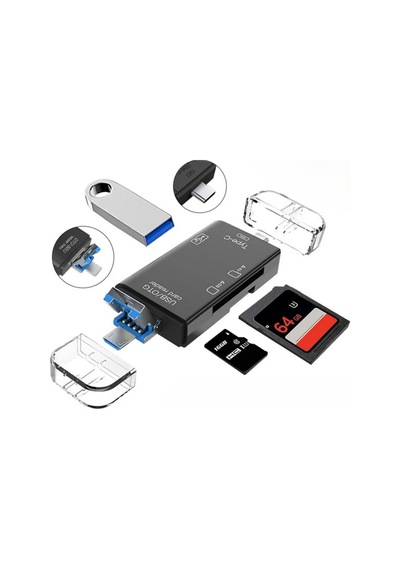 Taplin 6 In 1 Otg Card Reader Kart Okuyucu Çevirici