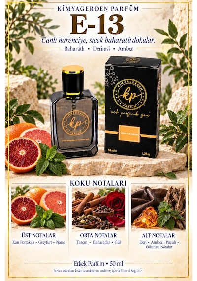 KP E-13 Erkek Parfüm EDP 50 ML