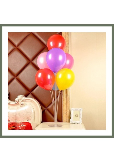 Bezos Balon Standı 75 Cm Bezos1 Çok Renkli