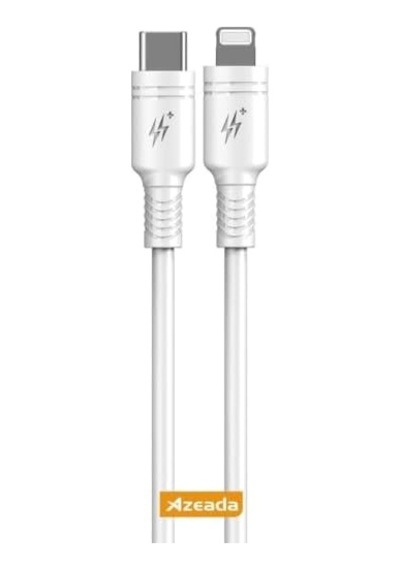 Azeada 27w Type-c To Lightning İle Uyumlu Şarj Ve Data Kablosu 1m Beyaz Pd-b82ib Beyaz, Type-c To Lightning