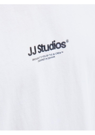 Jack & Jones Jjesoho Tee Ss Crew Neck Noos Erkek T-shirt-31720 Beyaz