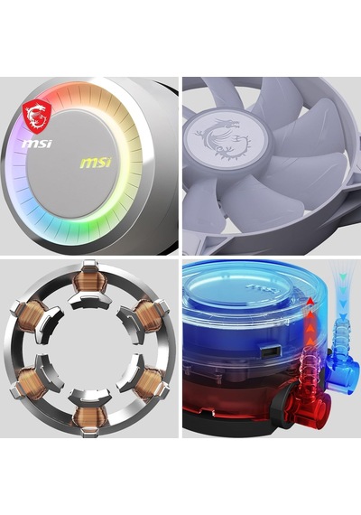 Mag Coreliquid E240 240mm Beyaz İşlemci Sıvı Soğutucu