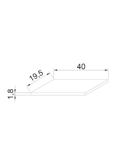 Peakdizayn Duvar Rafı 2'li 50 CM - Farklı Renk Seçenekleri