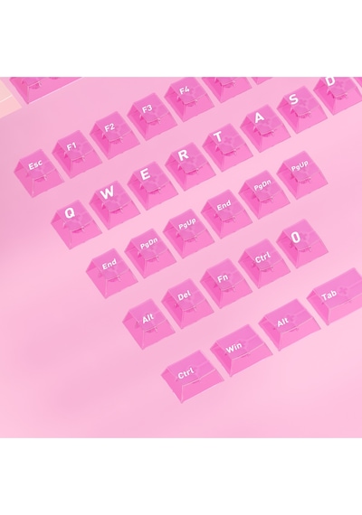 Klavye Keycaps 136 Tuşlu Cherry Şeffaf Tuş Takımı