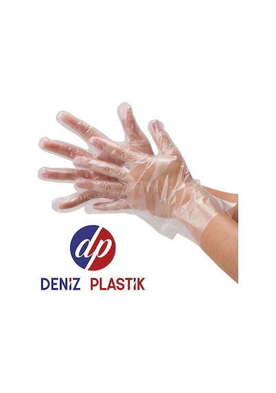 Deniz Plastik Tek Kullanımlık Plastik Poşet 100 Adet