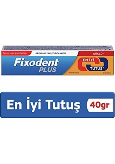 Plus En Iyi Tutuş Diş Protez Yapıştırıcı Krem 40gr