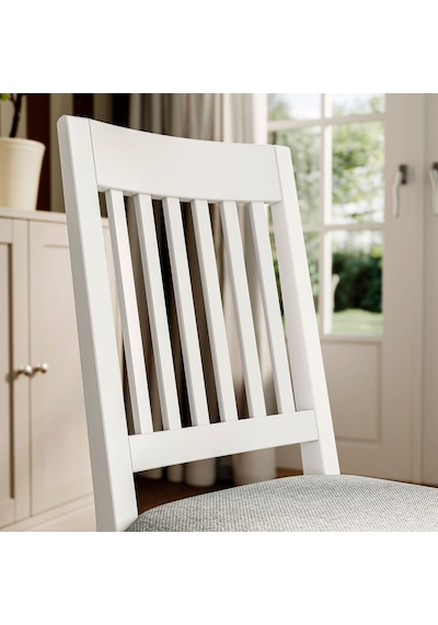 Yemek Masası Takımı, Beyaz-tibbleby Bej/gri, 4 Sandalyeli, Açılabilir Yemek Masası Takımı, Beyaz-tibbleby Bej/gri, 4 Sandalyeli, Açılabilir