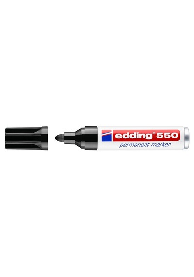 Edding 550 Permanent Markör 5Li Siyah