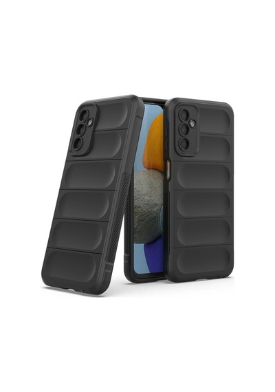 Ilkeshop Newface Samsung Galaxy Uyumlu M23 Kılıf Optimum Silikon - Siyah Sıyah