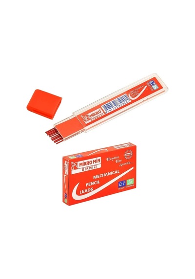 Mikro Kırmızı 60 Mm 0.7 Mm Uç Adet