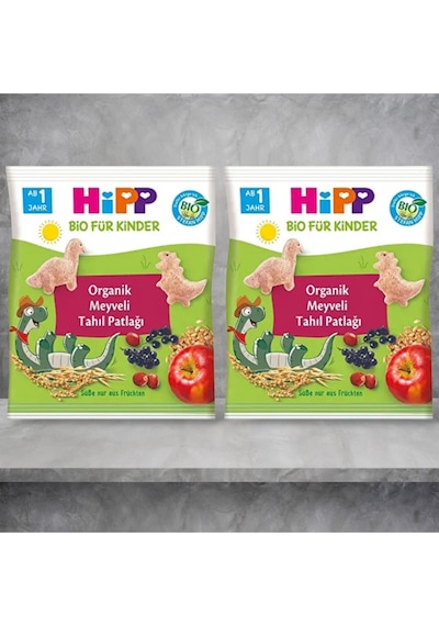 Organik Meyveli Tahıl Patlağı 30 Gr X 2 Adet