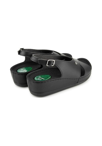 Muya İngane 35207-430 Topuk Jelli Anatomik Taban Kadın Sandalet Siyah 36-40 Siyah