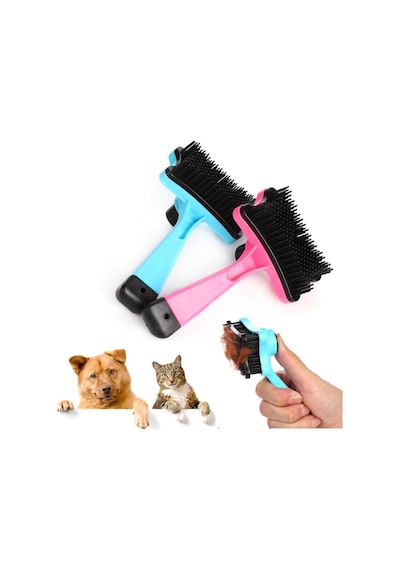Otomatik Tuşlu Kedi Tüy Temizleme Fırçası