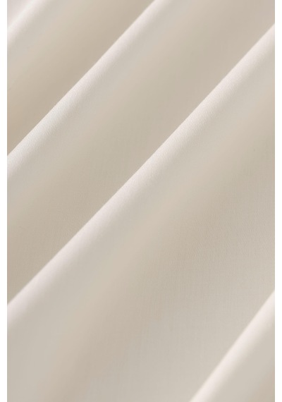 Valeron %100 Pamuk Saten Tek Kişilik Lastikli Çarşaf 100x200 Cm Ekru