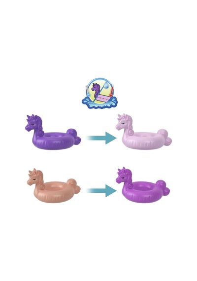 Polly Pocket Unicorn Floatie Oyun Seti Hkv34