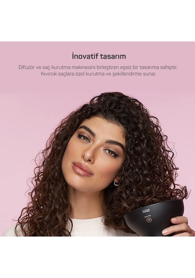 Arzum AR5086 Bellissima Diffon Ceramic Saç Kurutma Makinesi Siyah