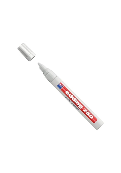 750 Markör Boya Kalemi 2-4 Mm Beyaz Yuvarlak Uçlu