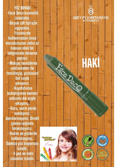Face Time Yüz Boyası Tek Renk Ruj Model %100 Sağlığa Uygun Ce Ve Ap Belgeli Amos Üretim Yeri Kore