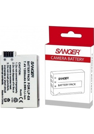 Sanger Lp-E8 Canon Uyumlu Batarya