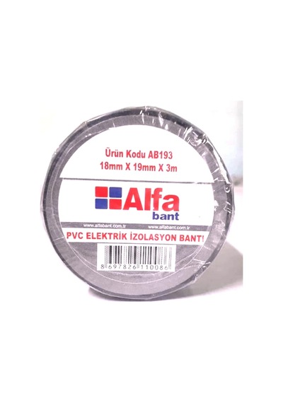 Elektrik Bantı Siyah 10'lu