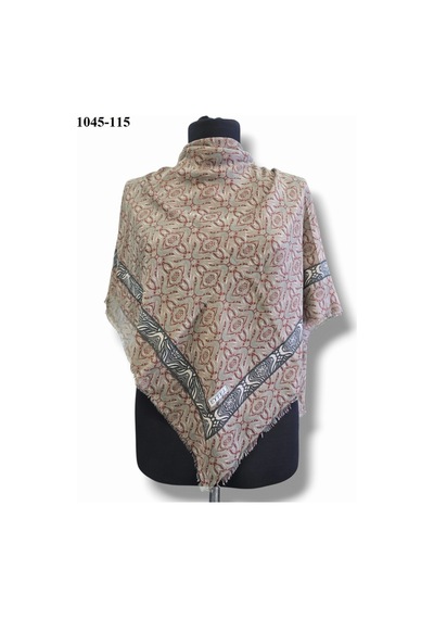 Eyfel Eşarp Eyfel Desenli Dimi Pamuk Eşarp 1045-115 Çok Renkli