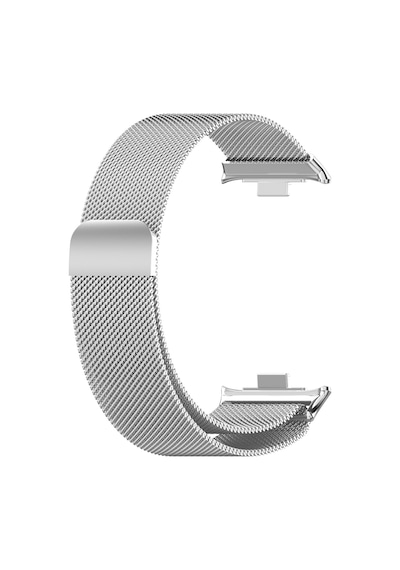 Caseonn Huawei Watch Fit 5 Pro Kordon Manyetik Metal Hasır Kayış Gümüş
