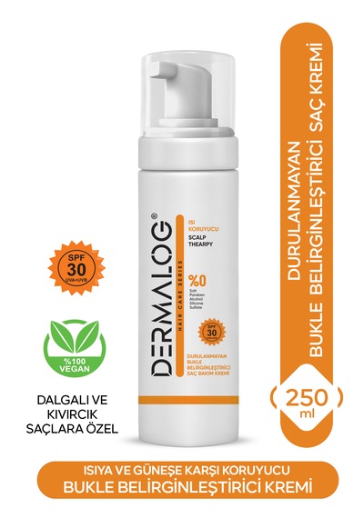 Dermalog Curl Control- Liberty Isı Koruyucu Bukle Belirginleştirici Saç Bakım Kremi 250 Ml