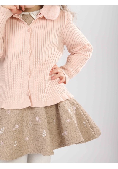 Xo Kids Kız Çocuk Elbise 1-5 Yaş 4727 Pembe