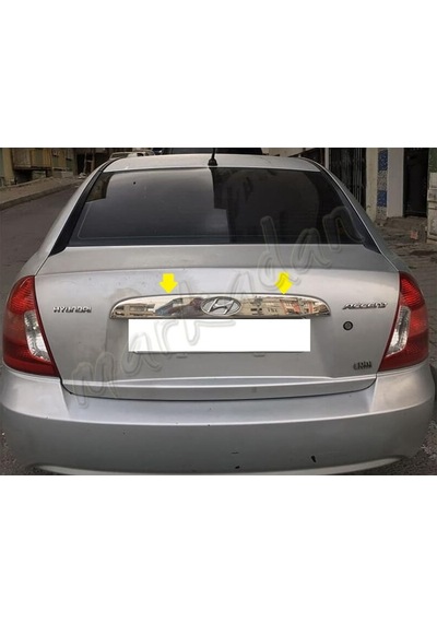 Hyundai Accent Era Krom Bagaj Çıtası 2005-2011 Paslanmaz Çelik N11.2191